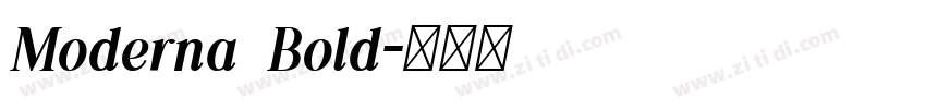 Moderna Bold字体转换 Moderna Bold字体转换